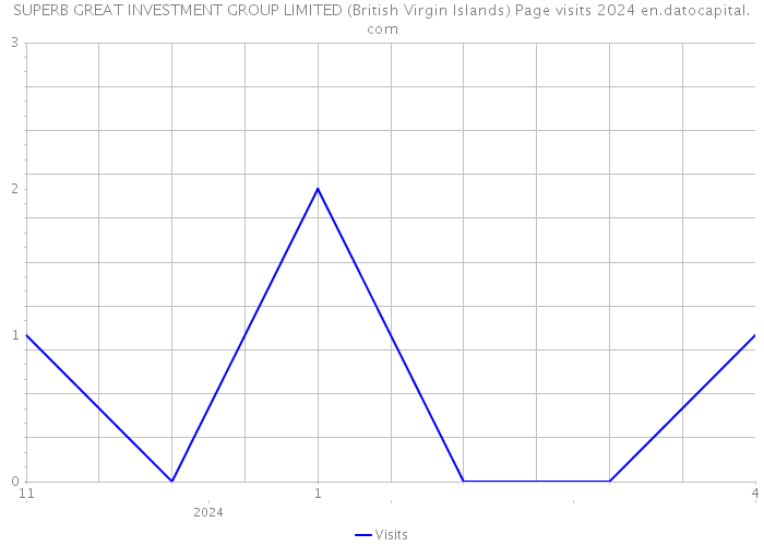 SUPERB GREAT INVESTMENT GROUP LIMITED (British Virgin Islands) Page visits 2024 
