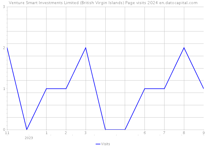 Venture Smart Investments Limited (British Virgin Islands) Page visits 2024 
