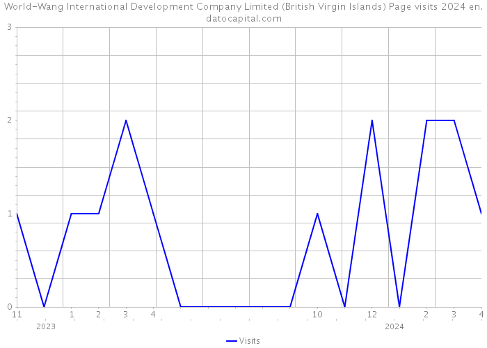 World-Wang International Development Company Limited (British Virgin Islands) Page visits 2024 