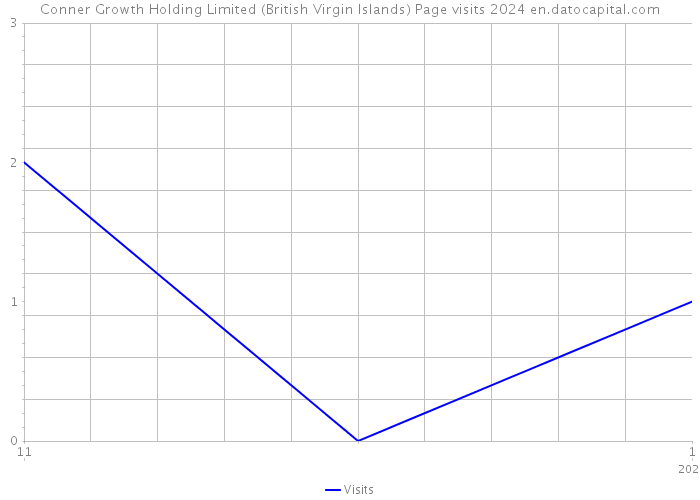 Conner Growth Holding Limited (British Virgin Islands) Page visits 2024 