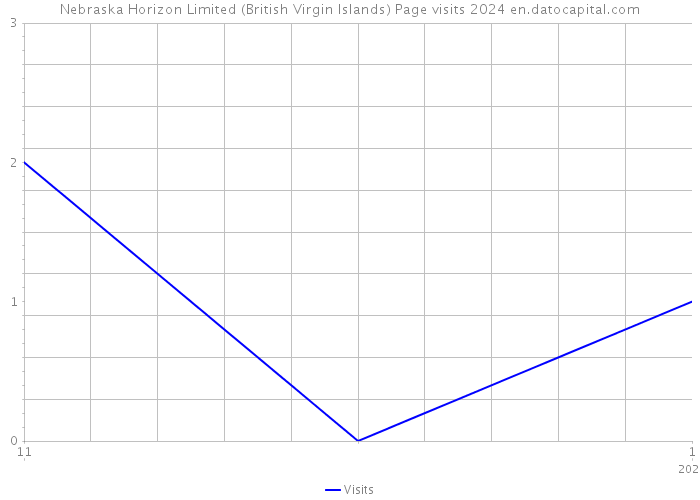 Nebraska Horizon Limited (British Virgin Islands) Page visits 2024 