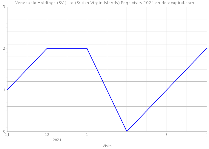 Venezuela Holdings (BVI) Ltd (British Virgin Islands) Page visits 2024 