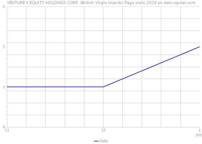 VENTURE II EQUITY HOLDINGS CORP. (British Virgin Islands) Page visits 2024 