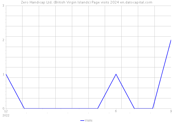 Zero Handicap Ltd. (British Virgin Islands) Page visits 2024 