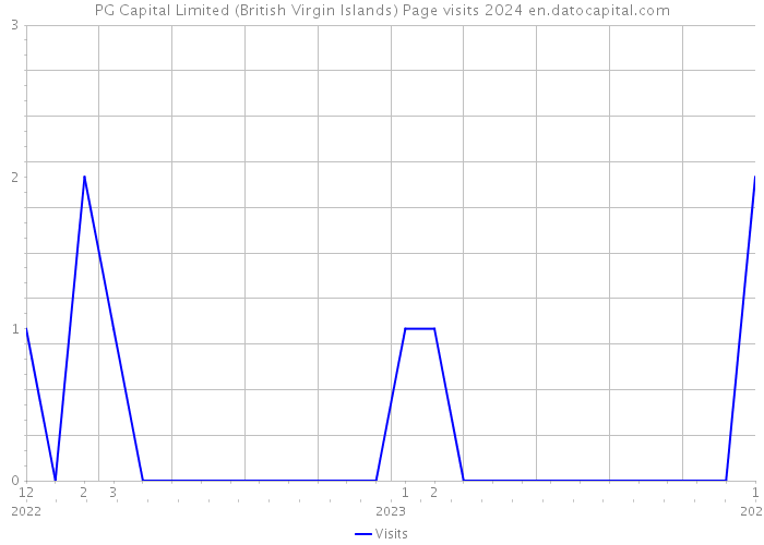 PG Capital Limited (British Virgin Islands) Page visits 2024 