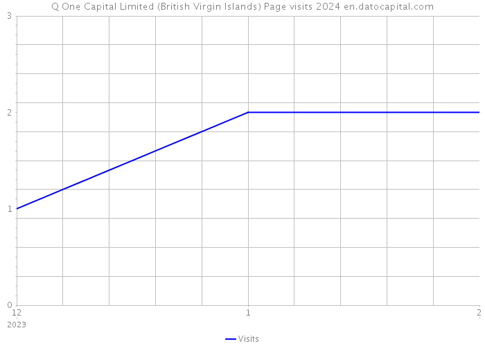 Q One Capital Limited (British Virgin Islands) Page visits 2024 