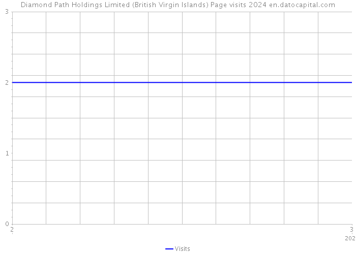 Diamond Path Holdings Limited (British Virgin Islands) Page visits 2024 