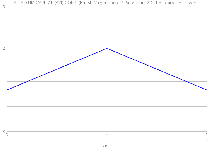 PALLADIUM CAPITAL (BVI) CORP. (British Virgin Islands) Page visits 2024 