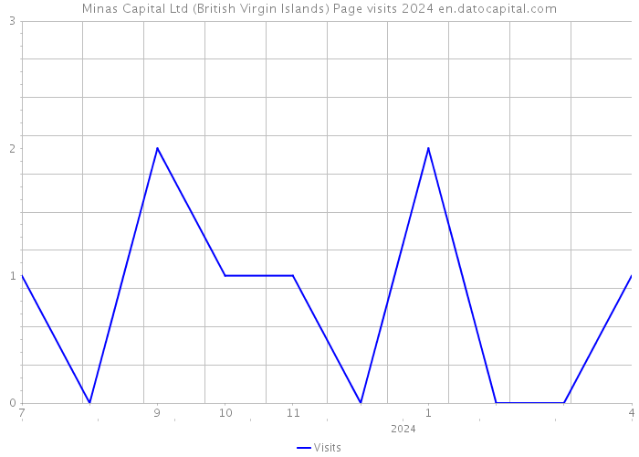 Minas Capital Ltd (British Virgin Islands) Page visits 2024 