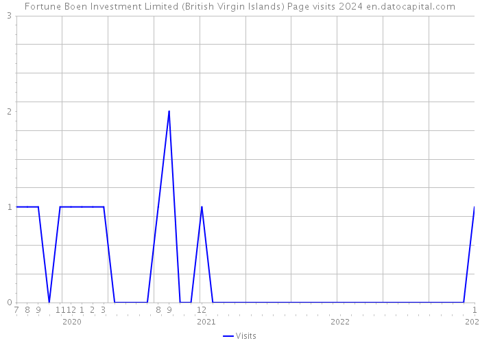 Fortune Boen Investment Limited (British Virgin Islands) Page visits 2024 