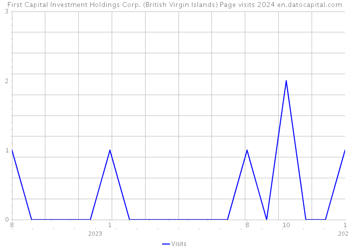 First Capital Investment Holdings Corp. (British Virgin Islands) Page visits 2024 