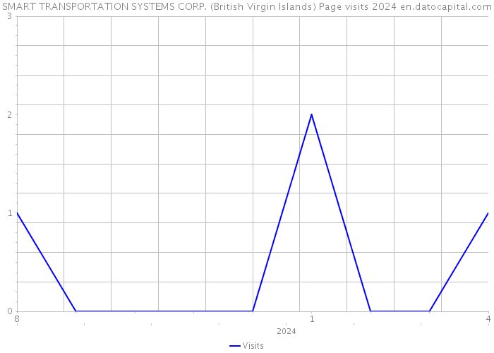 SMART TRANSPORTATION SYSTEMS CORP. (British Virgin Islands) Page visits 2024 