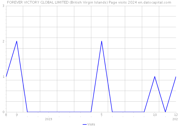 FOREVER VICTORY GLOBAL LIMITED (British Virgin Islands) Page visits 2024 