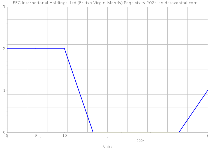 BFG International Holdings Ltd (British Virgin Islands) Page visits 2024 