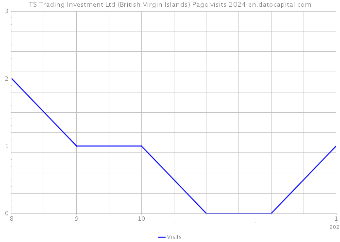 TS Trading Investment Ltd (British Virgin Islands) Page visits 2024 