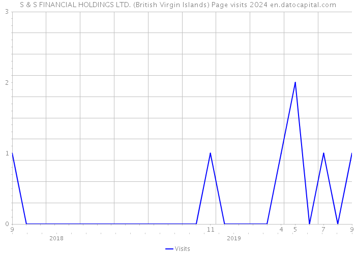 S & S FINANCIAL HOLDINGS LTD. (British Virgin Islands) Page visits 2024 