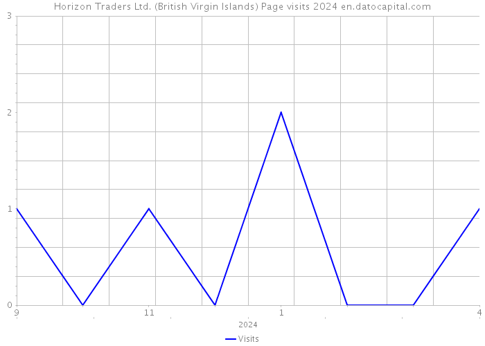Horizon Traders Ltd. (British Virgin Islands) Page visits 2024 