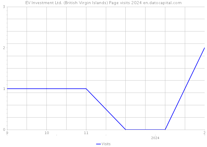 EV Investment Ltd. (British Virgin Islands) Page visits 2024 