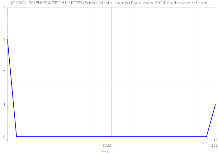 JOYSON SCIENCE & TECH LIMITED (British Virgin Islands) Page visits 2024 