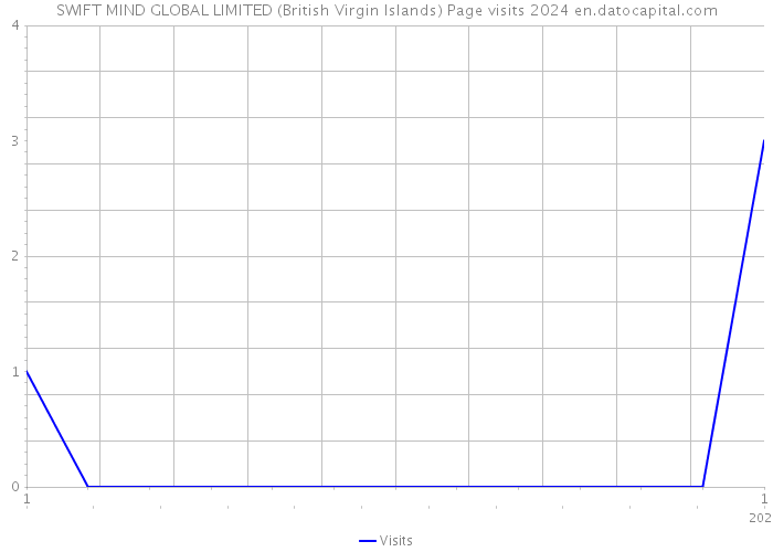 SWIFT MIND GLOBAL LIMITED (British Virgin Islands) Page visits 2024 