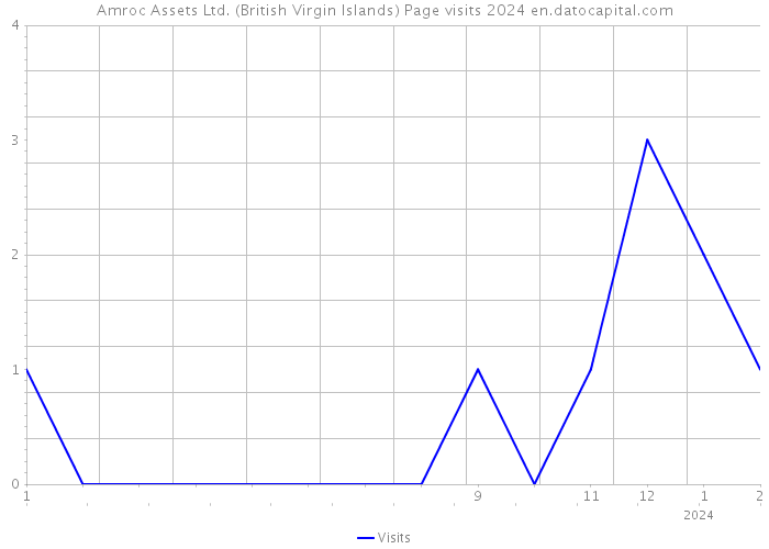 Amroc Assets Ltd. (British Virgin Islands) Page visits 2024 