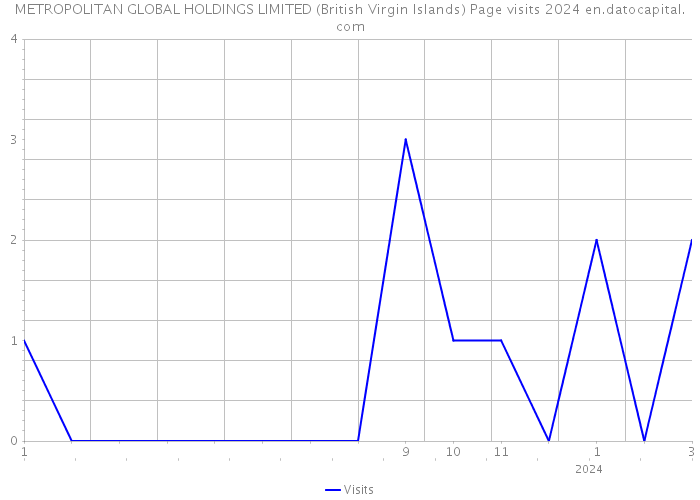 METROPOLITAN GLOBAL HOLDINGS LIMITED (British Virgin Islands) Page visits 2024 