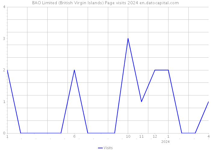 BAO Limited (British Virgin Islands) Page visits 2024 