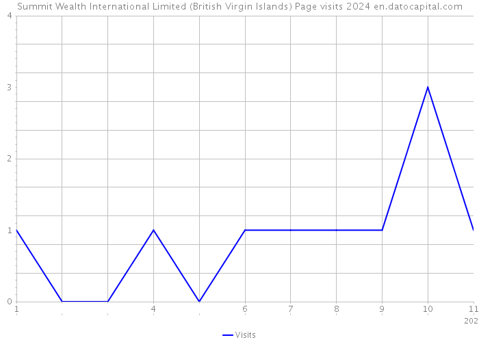 Summit Wealth International Limited (British Virgin Islands) Page visits 2024 