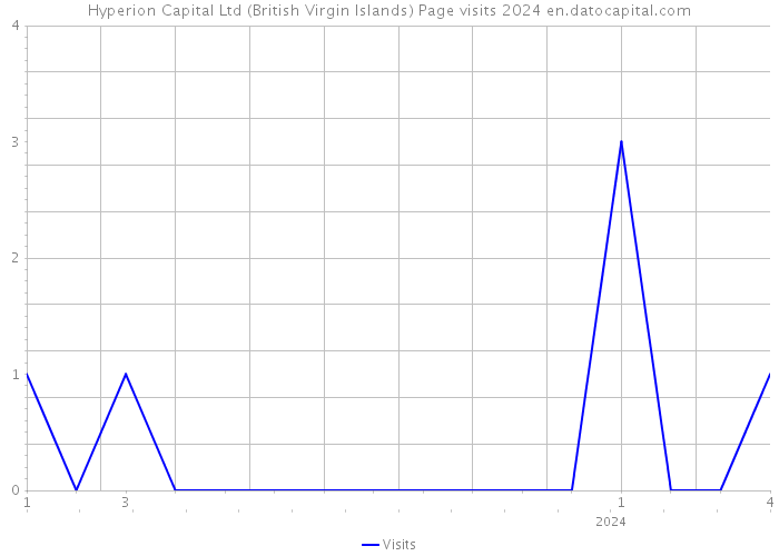 Hyperion Capital Ltd (British Virgin Islands) Page visits 2024 