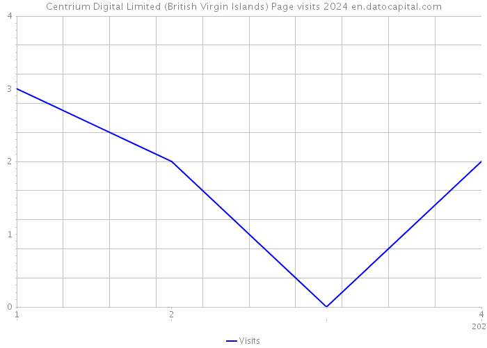 Centrium Digital Limited (British Virgin Islands) Page visits 2024 