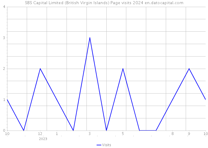 SBS Capital Limited (British Virgin Islands) Page visits 2024 