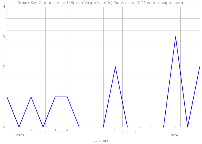 Smart Sea Capital Limited (British Virgin Islands) Page visits 2024 