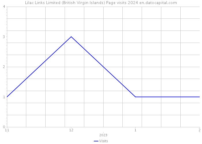 Lilac Links Limited (British Virgin Islands) Page visits 2024 