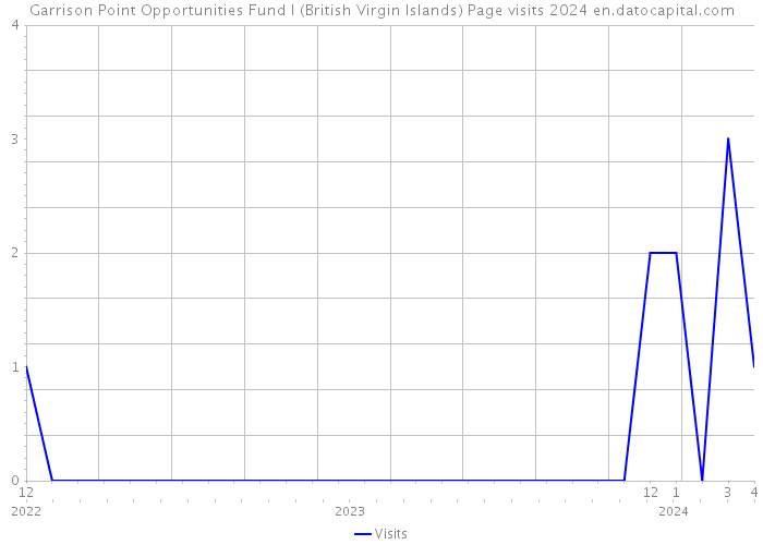 Garrison Point Opportunities Fund I (British Virgin Islands) Page visits 2024 