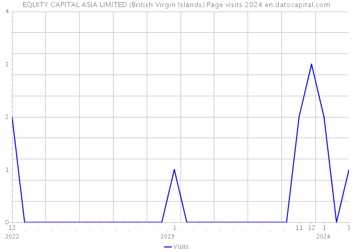 EQUITY CAPITAL ASIA LIMITED (British Virgin Islands) Page visits 2024 
