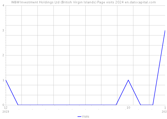 W&W Investment Holdings Ltd (British Virgin Islands) Page visits 2024 