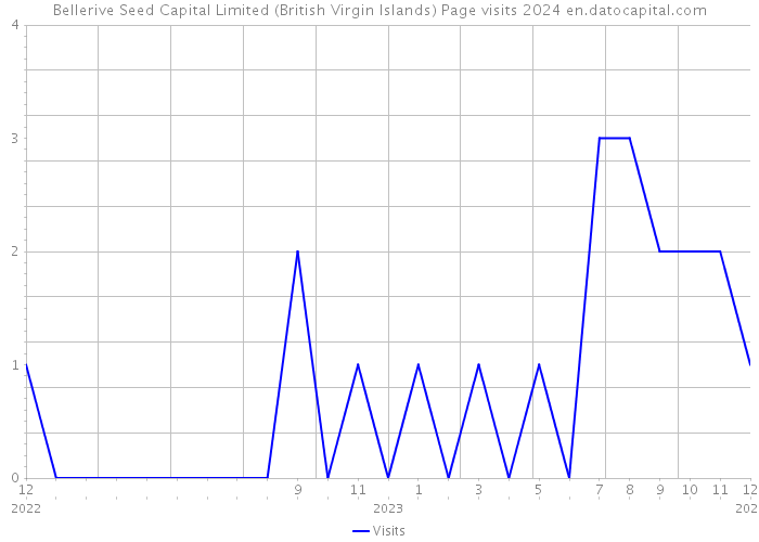 Bellerive Seed Capital Limited (British Virgin Islands) Page visits 2024 