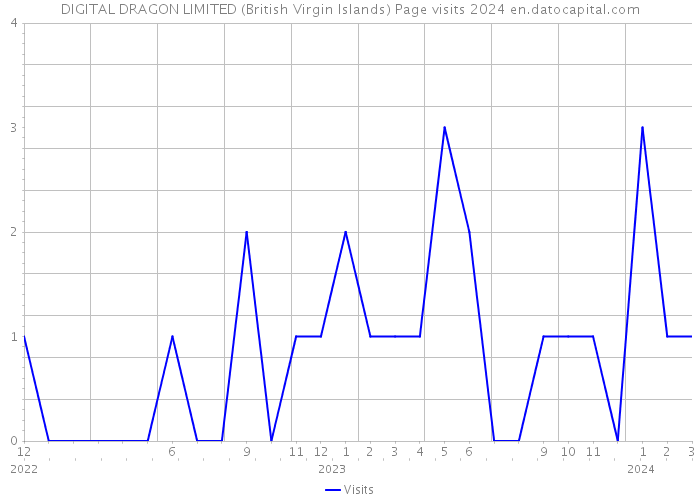 DIGITAL DRAGON LIMITED (British Virgin Islands) Page visits 2024 