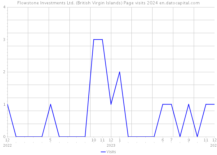Flowstone Investments Ltd. (British Virgin Islands) Page visits 2024 