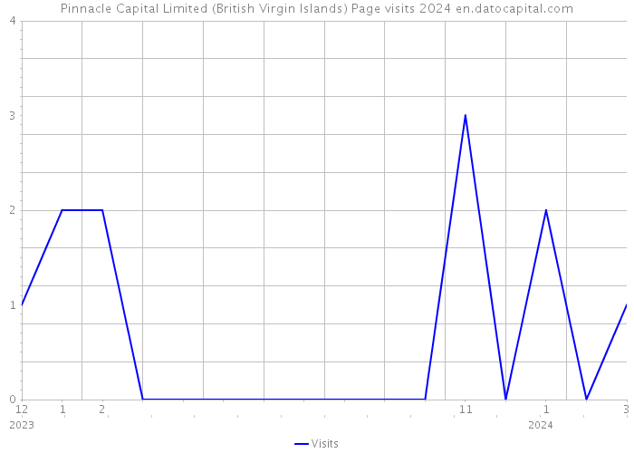 Pinnacle Capital Limited (British Virgin Islands) Page visits 2024 