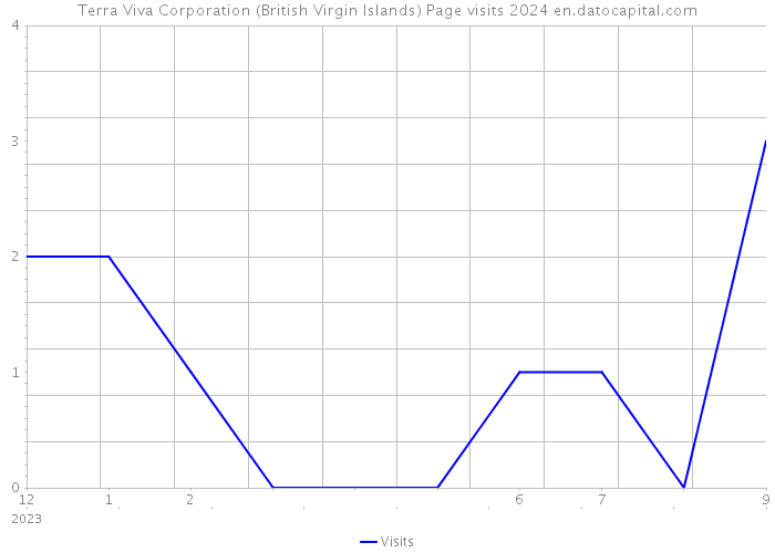 Terra Viva Corporation (British Virgin Islands) Page visits 2024 
