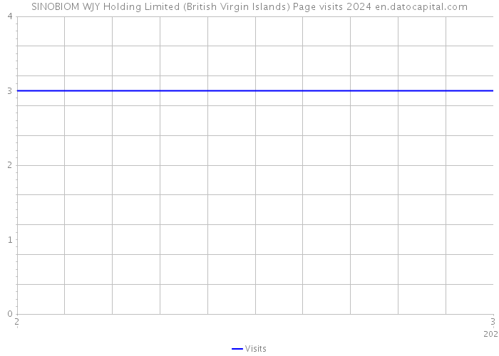SINOBIOM WJY Holding Limited (British Virgin Islands) Page visits 2024 