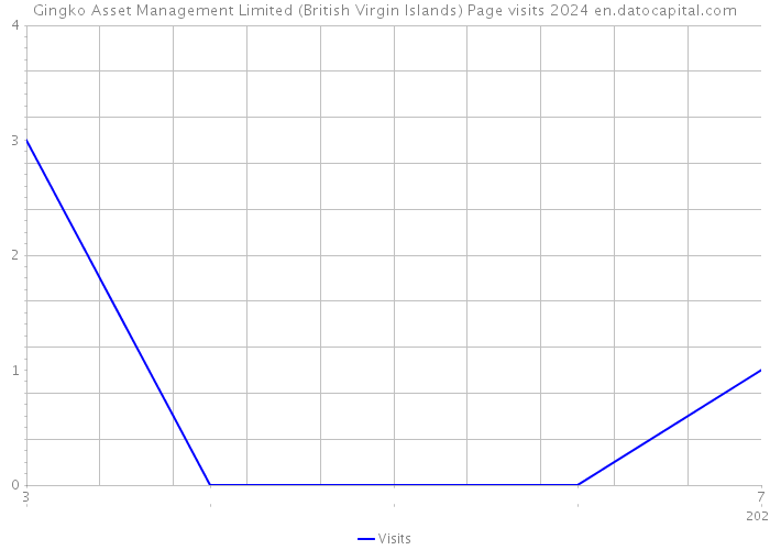 Gingko Asset Management Limited (British Virgin Islands) Page visits 2024 