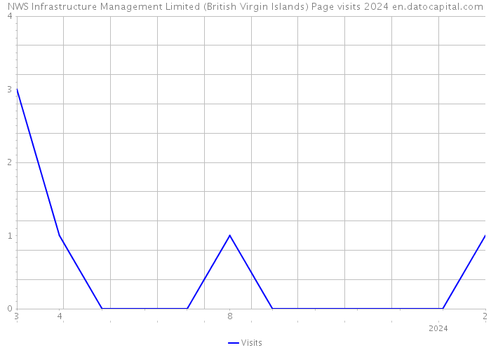 NWS Infrastructure Management Limited (British Virgin Islands) Page visits 2024 