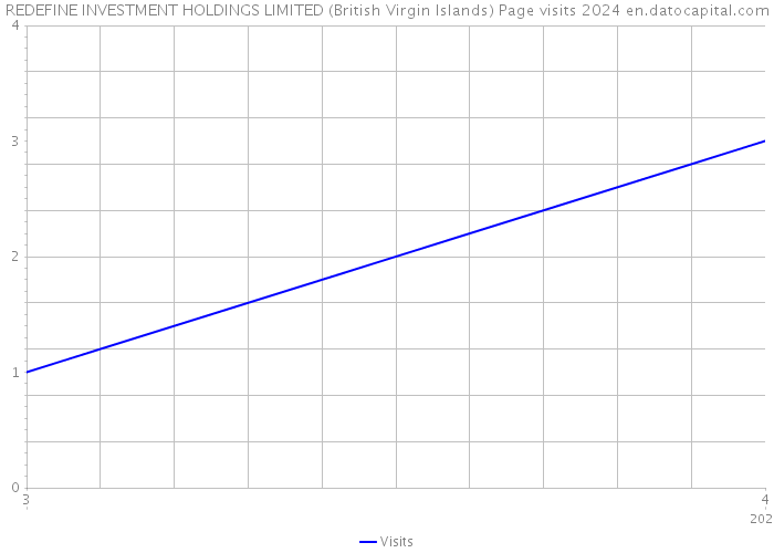REDEFINE INVESTMENT HOLDINGS LIMITED (British Virgin Islands) Page visits 2024 