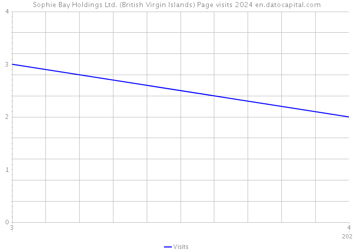 Sophie Bay Holdings Ltd. (British Virgin Islands) Page visits 2024 