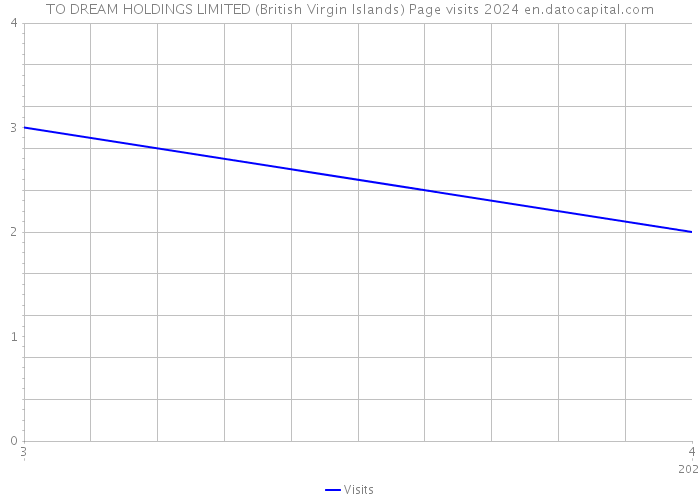 TO DREAM HOLDINGS LIMITED (British Virgin Islands) Page visits 2024 