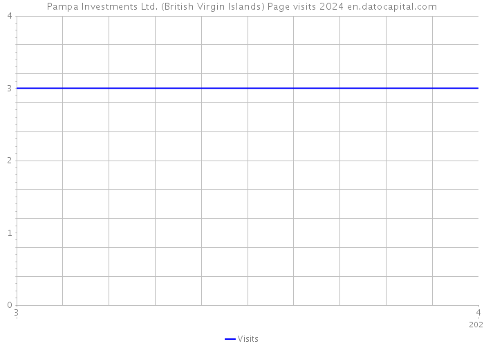 Pampa Investments Ltd. (British Virgin Islands) Page visits 2024 
