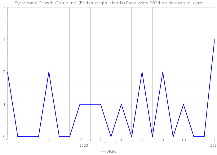 Systematic Growth Group Inc. (British Virgin Islands) Page visits 2024 