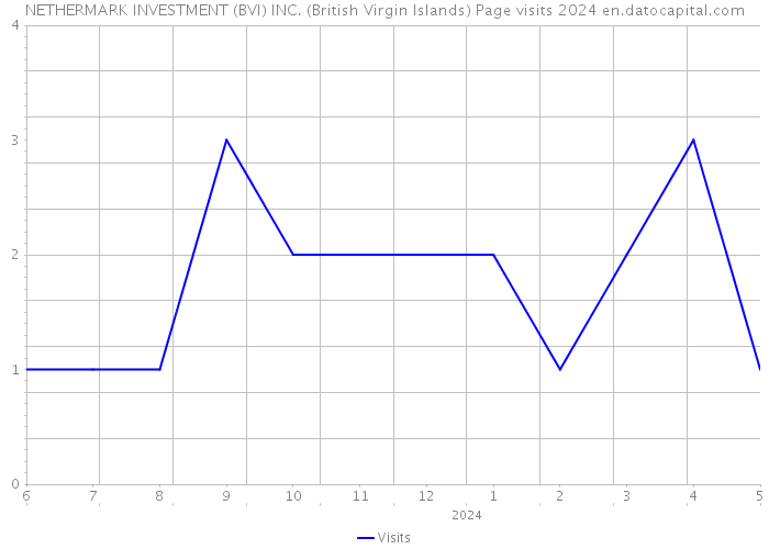 NETHERMARK INVESTMENT (BVI) INC. (British Virgin Islands) Page visits 2024 